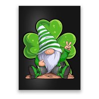 Gnome St Patrick's Day Clover Poster