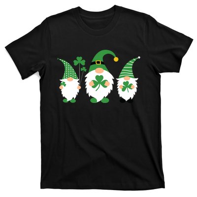 Gnomes St Patricks Day Green Irish Shamrock St Patrick Gnome T-Shirt