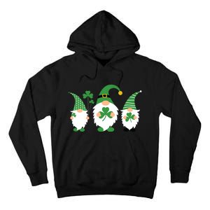 Gnomes St Patricks Day Green Irish Shamrock St Patrick Gnome Tall Hoodie