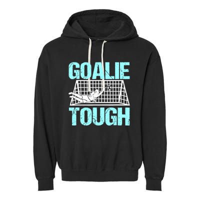 Goalie Soccer Player Goalkeeper Team Keeper Sport Goaltender Garment-Dyed Fleece Hoodie