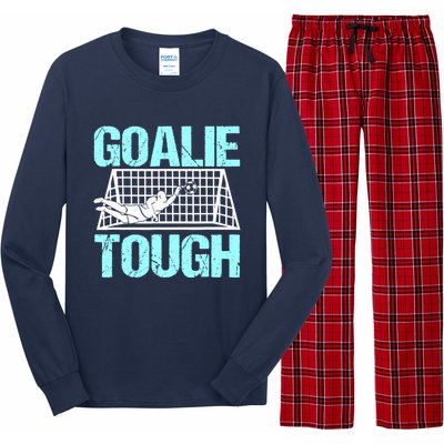 Goalie Soccer Player Goalkeeper Team Keeper Sport Goaltender Long Sleeve Pajama Set