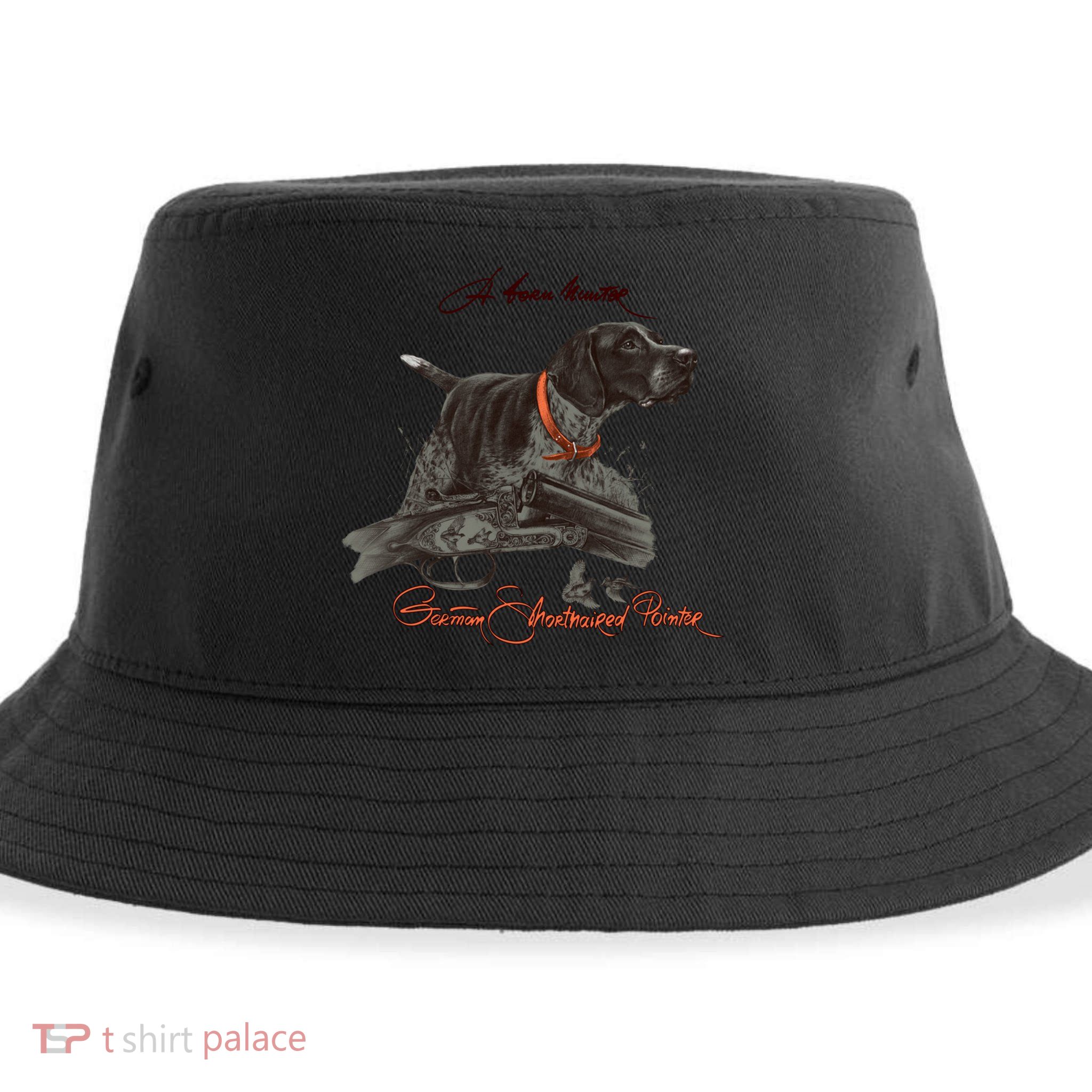 Ger Shorthaired Pointer Meaningful Gift A Born Hunter! Cute Gift Sustainable Bucket Hat