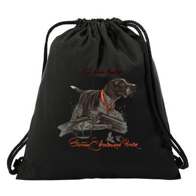 Ger Shorthaired Pointer Meaningful Gift A Born Hunter! Cute Gift Drawstring Bag