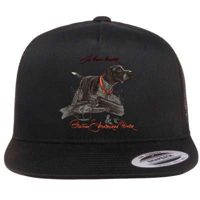 Ger Shorthaired Pointer Meaningful Gift A Born Hunter! Cute Gift Flatbill Hat
