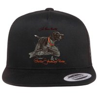 Ger Shorthaired Pointer Meaningful Gift A Born Hunter! Cute Gift Flatbill Hat