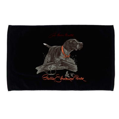 Ger Shorthaired Pointer Meaningful Gift A Born Hunter! Cute Gift Microfiber Hand Towel