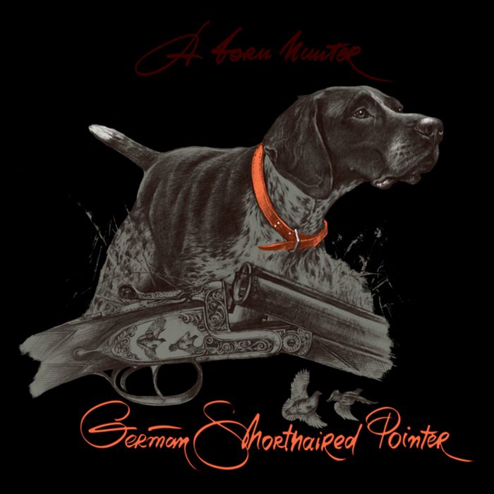 Ger Shorthaired Pointer Meaningful Gift A Born Hunter! Cute Gift Cropped Pullover Crew