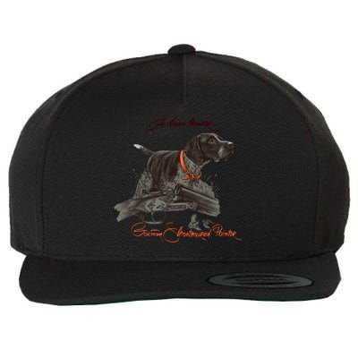 Ger Shorthaired Pointer Meaningful Gift A Born Hunter! Cute Gift Wool Snapback Cap