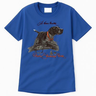 Ger Shorthaired Pointer Meaningful Gift A Born Hunter! Cute Gift Tall T-Shirt