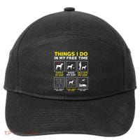 German Shorthair Pointer Gsp Life 7-Panel Snapback Hat