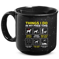 German Shorthair Pointer Gsp Life 15oz Campfire Ceramic Mug