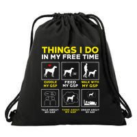 German Shorthair Pointer Gsp Life Drawstring Bag