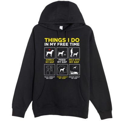 German Shorthair Pointer Gsp Life Premium Pullover Hoodie