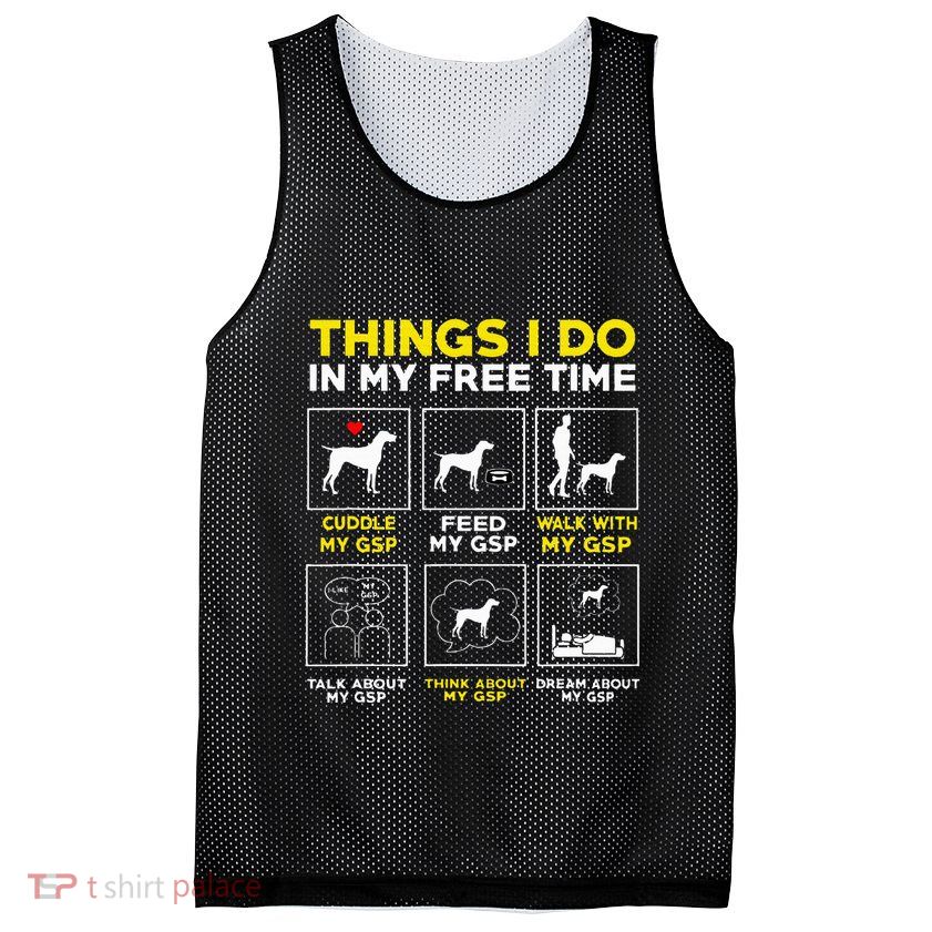 German Shorthair Pointer Gsp Life Mesh Reversible Basketball Jersey Tank