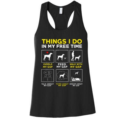 German Shorthair Pointer Gsp Life Women's Racerback Tank