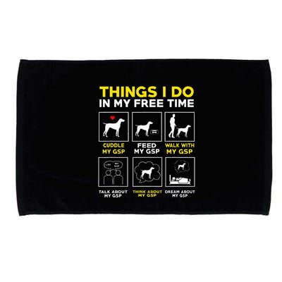 German Shorthair Pointer Gsp Life Microfiber Hand Towel