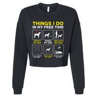 German Shorthair Pointer Gsp Life Cropped Pullover Crew