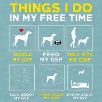 German Shorthair Pointer Gsp Life Sueded Cloud Jersey T-Shirt