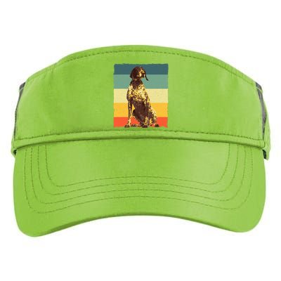 German Shorthaired Pointer Art GSP Dog Lover Adult Drive Performance Visor