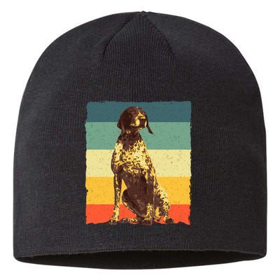 German Shorthaired Pointer Art GSP Dog Lover Sustainable Beanie