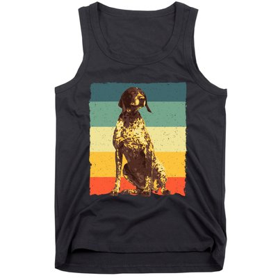 German Shorthaired Pointer Art GSP Dog Lover Tank Top