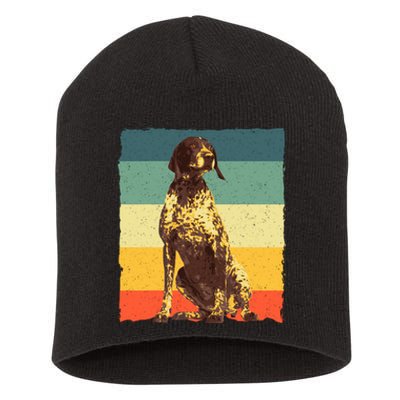 German Shorthaired Pointer Art GSP Dog Lover Short Acrylic Beanie