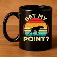 German Shorthaired Pointer Get My Point Gsp Dog 11oz C Handle Ceramic Mug