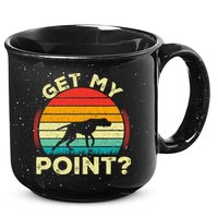 German Shorthaired Pointer Get My Point Gsp Dog 15oz Campfire Ceramic Mug