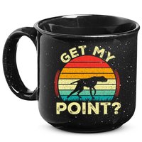 German Shorthaired Pointer Get My Point Gsp Dog 15oz Campfire Ceramic Mug