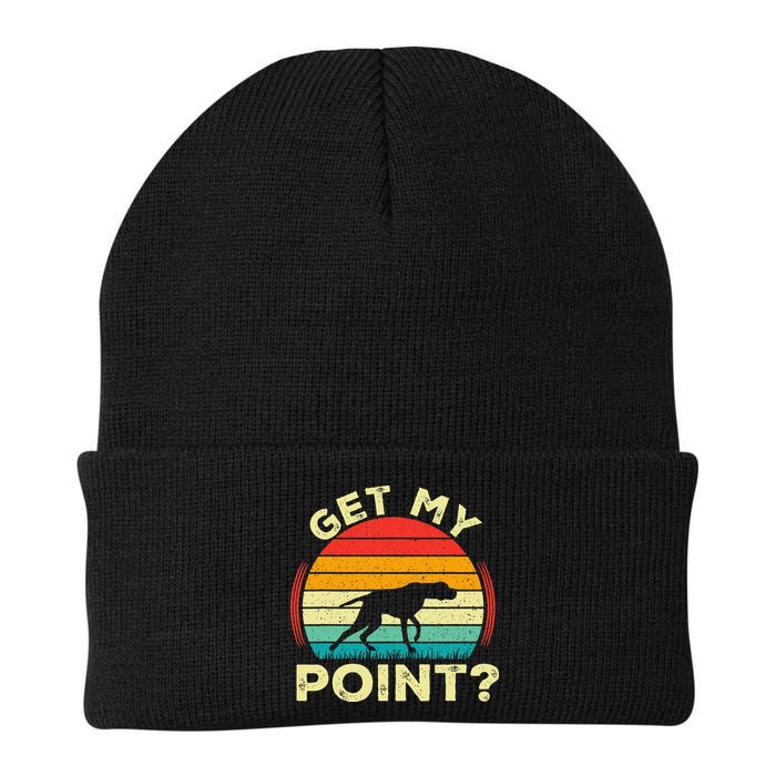 German Shorthaired Pointer Get My Point Gsp Dog Knit Cap Winter Beanie