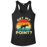 German Shorthaired Pointer Get My Point Gsp Dog Ladies PosiCharge Competitor Racerback Tank