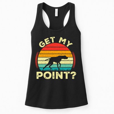 German Shorthaired Pointer Get My Point Gsp Dog Womens Tank Top