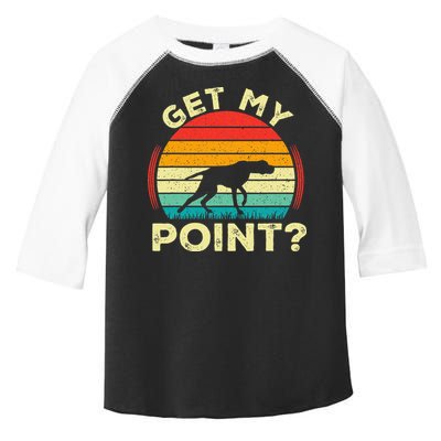 German Shorthaired Pointer Get My Point Gsp Dog Toddler Fine Jersey T-Shirt