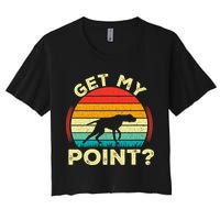 German Shorthaired Pointer Get My Point Gsp Dog Crop Top