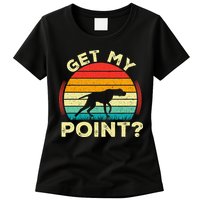German Shorthaired Pointer Get My Point Gsp Dog Womens T-Shirt