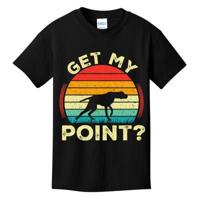 German Shorthaired Pointer Get My Point Gsp Dog Kids T-Shirt