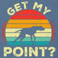 German Shorthaired Pointer Get My Point Gsp Dog Garment-Dyed Sweatshirt