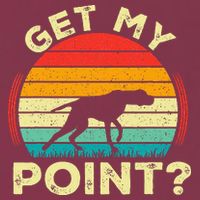 German Shorthaired Pointer Get My Point Gsp Dog 16oz Travel Tumbler