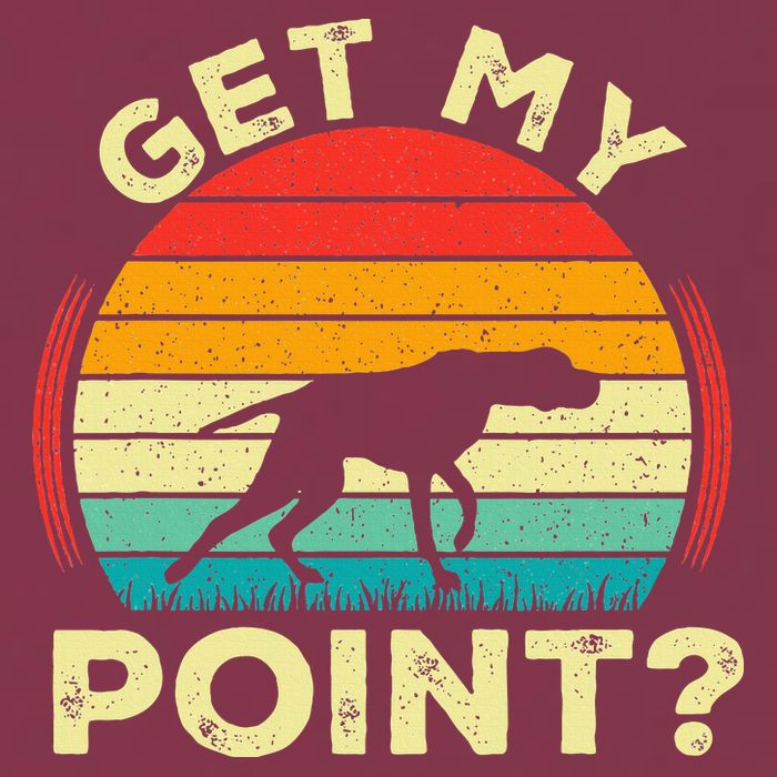 German Shorthaired Pointer Get My Point Gsp Dog 16oz Travel Tumbler