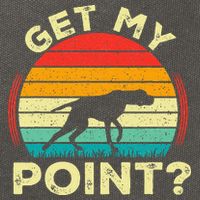German Shorthaired Pointer Get My Point Gsp Dog Cotton Canvas Backpack