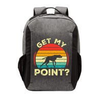 German Shorthaired Pointer Get My Point Gsp Dog Vector Backpack