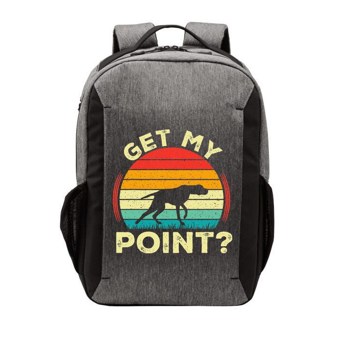 German Shorthaired Pointer Get My Point Gsp Dog Vector Backpack