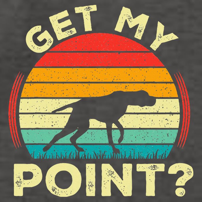 German Shorthaired Pointer Get My Point Gsp Dog Vector Backpack