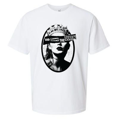 God Save Queen Reputation Era Sueded Cloud Jersey T-Shirt