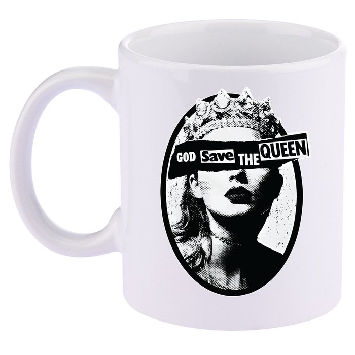 God Save Queen Reputation Era 11oz C Handle Ceramic Mug