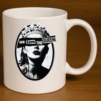 God Save Queen Reputation Era 11oz C Handle Ceramic Mug