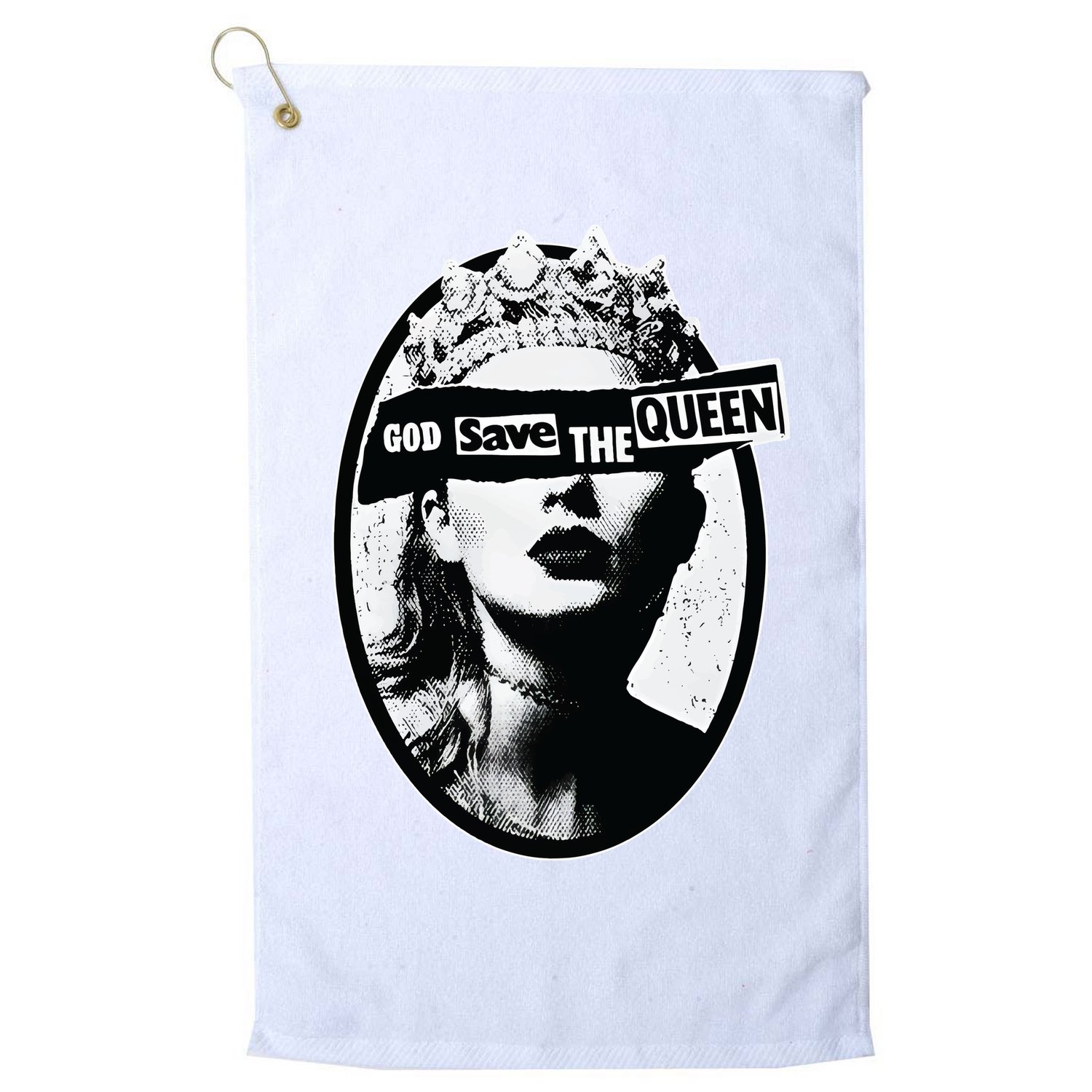 God Save Queen Reputation Era Golf Towel