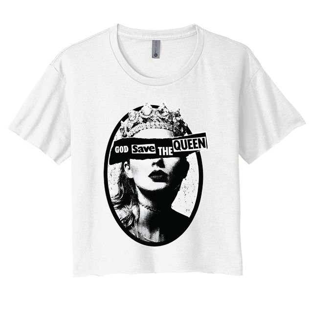 God Save Queen Reputation Era Crop Top