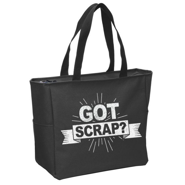 Got Scrap Quote For A Metal Scrapper Zip Tote Bag