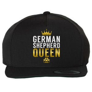 Ger Shepherd Queen Ger Shepherd Mom Cool Gift Wool Snapback Cap